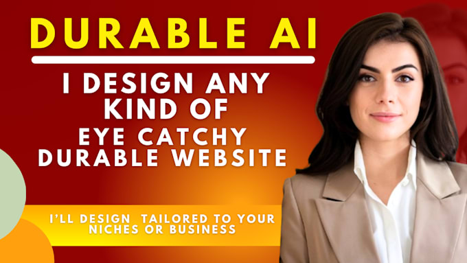 Gig Preview - Design durable ai website, revamp and build website