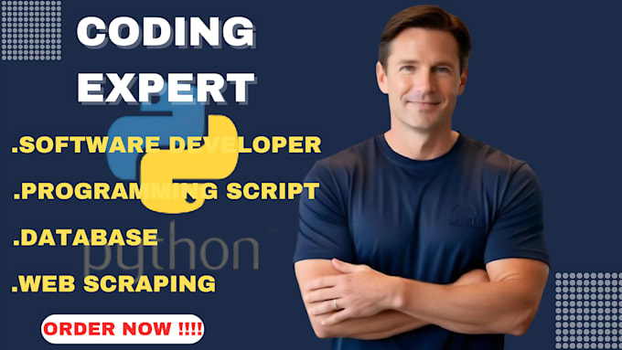 Gig Preview - Do python scripting, coding, automation and web scraping