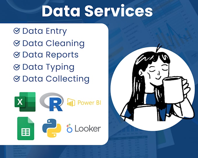 Gig Preview - Do data entry, data collection, data reports and data cleaning