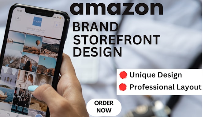 Gig Preview - Design and create professional amazon brand storefront