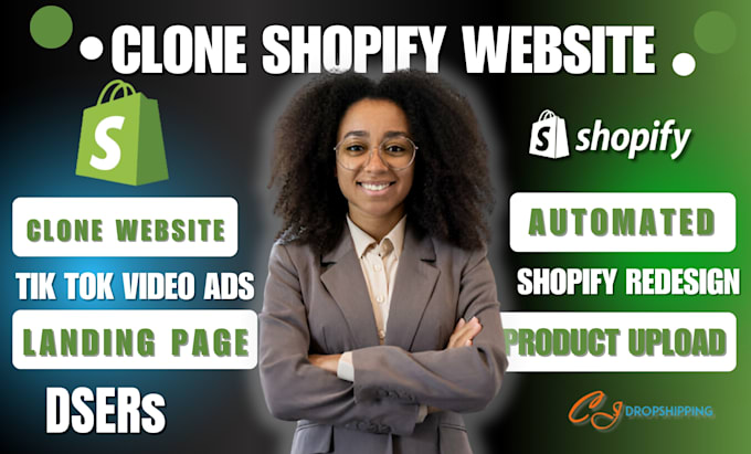 Gig Preview - Clone shopify landing page with replo, gempages on pagefly shogun shopify revamp