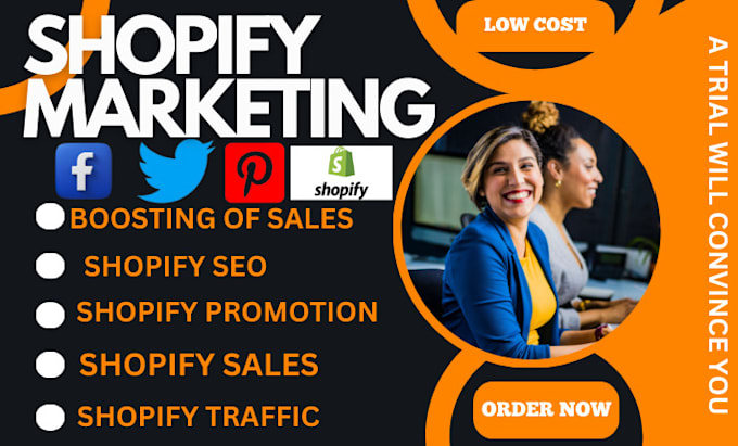 Gig Preview - Be your social media manager, shopify dropshipping marketing, shopify sales ads