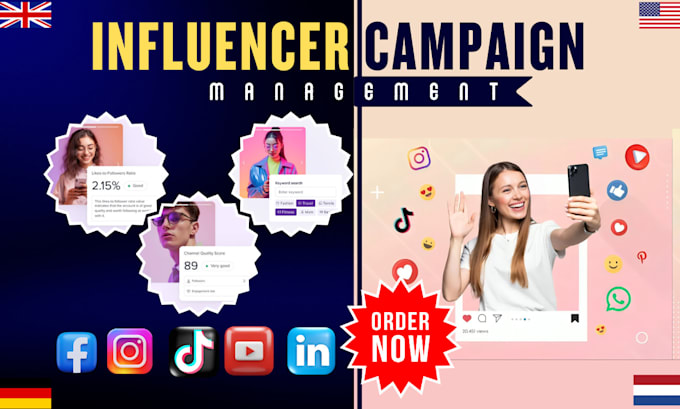 Bestseller - be social media influencer marketing campaign manager to find best collaborator