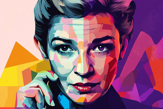 Gig Preview - Draw an awesome wpap pop art portrait style