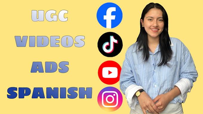 Gig Preview - Create attractive ugc videos in spanish for your brand