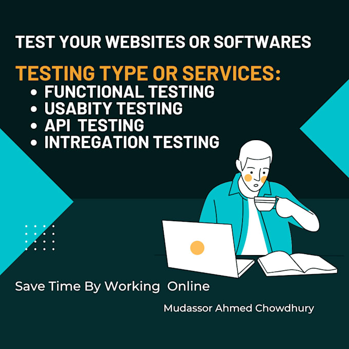 Gig Preview - Test your erp software, website, web app, or apk for bugs