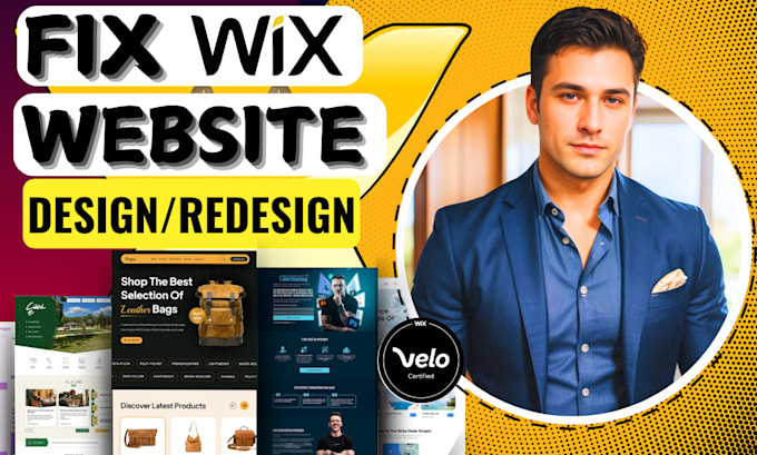 Gig Preview - Wix website design wix website redesign wix studio build wix website ghl wix fix