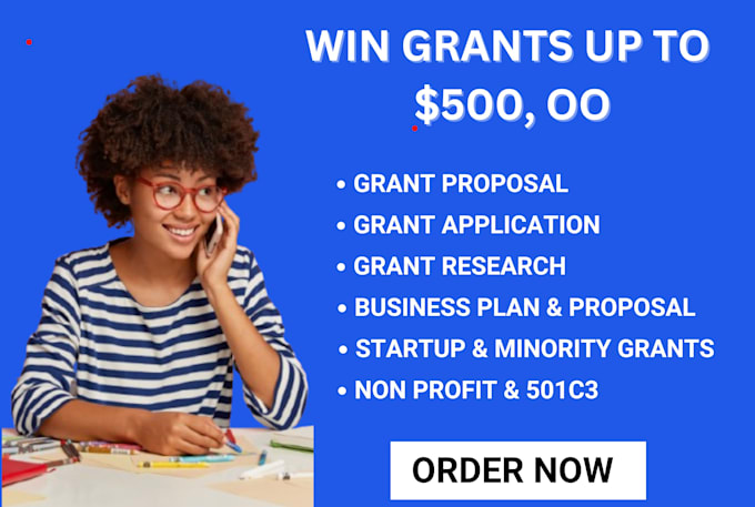 Gig Preview - Do grant writing, grant research, grant proposal, and grant application