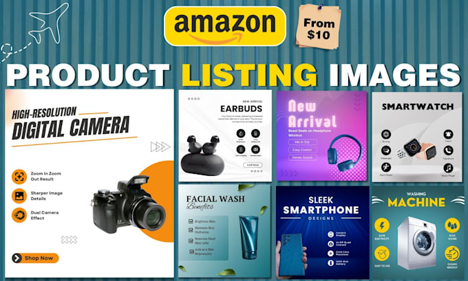 Gig Preview - Design amazon product listing pictures for your product