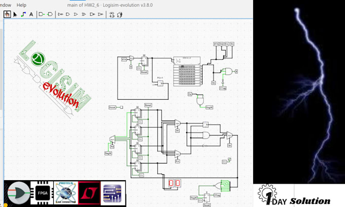 Bestseller - help you in dld, logisim, multisim, psim, pspice, kicad related projects