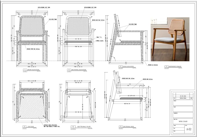 Gig Preview - Design your furniture with shop drawing and 3d model