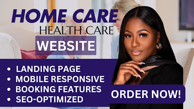 Gig Preview - Design any medical, healthcare, home care, dental, therapy, clinic website