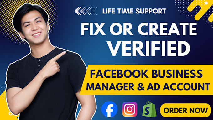 Bestseller - create fresh facebook business manager and ads account