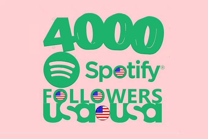 Gig Preview - Do USA organic spotify music followers artist playlist user