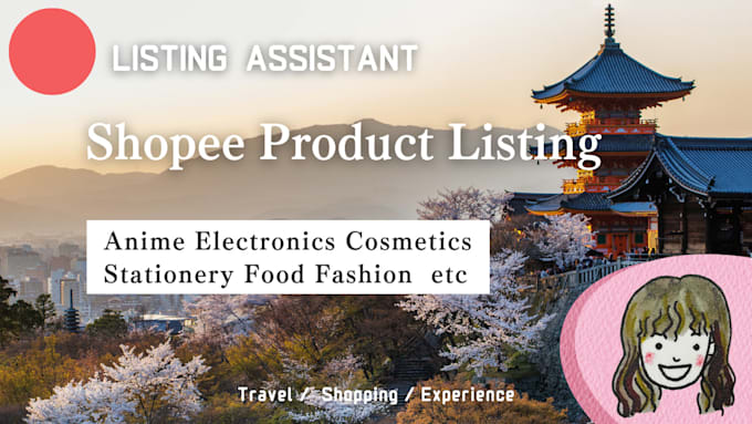 Gig Preview - Create professional shopee product listing in any country