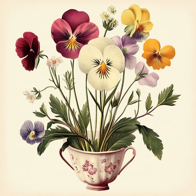 Gig Preview - Draw botanical illustration of flowers, plants, fruits