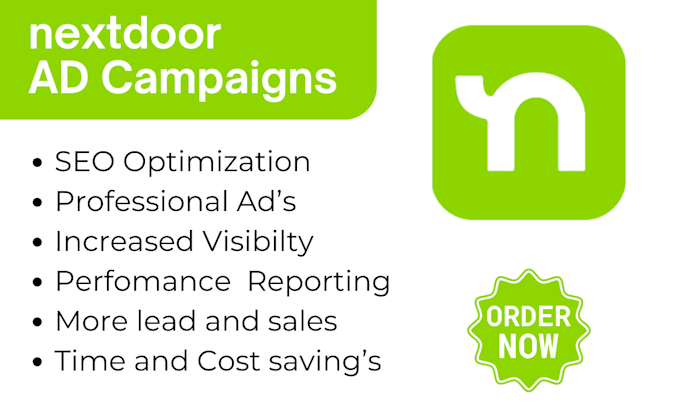 Gig Preview - Create optimize nextdoor ads manage next door ads convert leads and boost sales