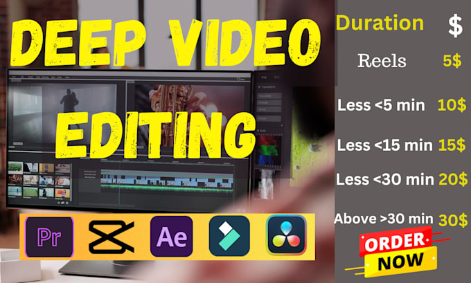 Gig Preview - Do deep video editing frame by frame storytelling