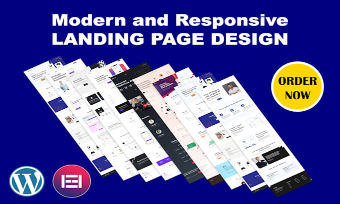 Gig Preview - Do responsive and modern landing page design