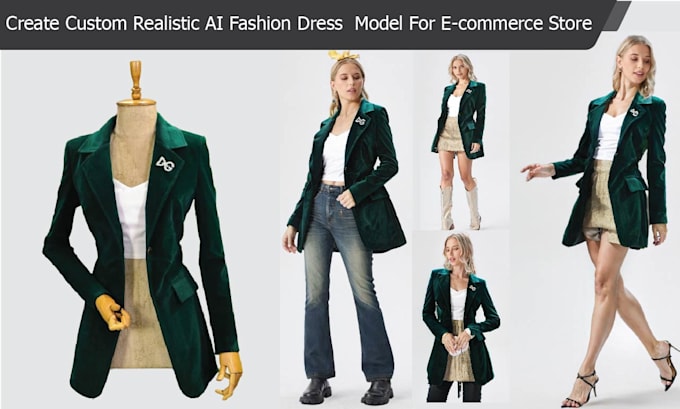 Bestseller - design ai fashion dressing model for online store