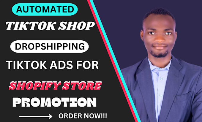 Gig Preview - Set up tiktok shop ads affiliate manage shopify dropshipping and promotions