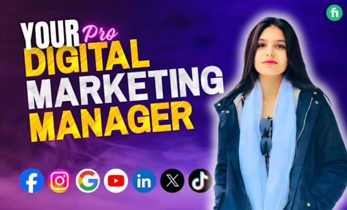 Gig Preview - Be your social media marketing manager and ads manager