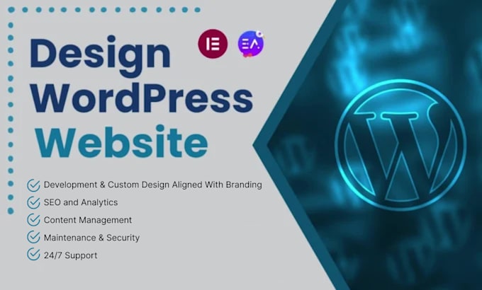 Gig Preview - Design and development professional wordpress website