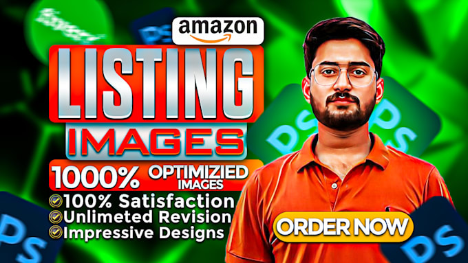 Gig Preview - Design customized listing images for amazon, ebay and walmart in just 8 hours