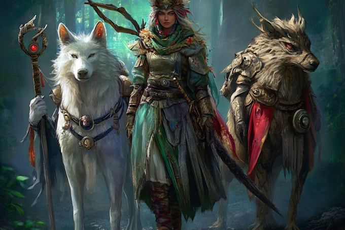 Bestseller - create fantasy concept art and dnd characters design