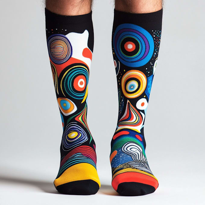 Gig Preview - Design a unique socks design for your brand