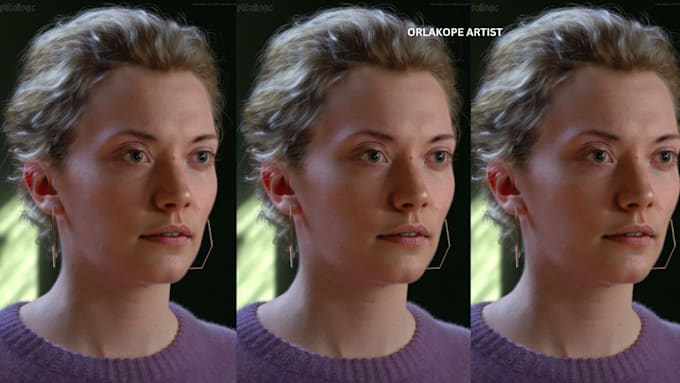 Gig Preview - Create ultra realistic 3d portraits and hyper realistic character models