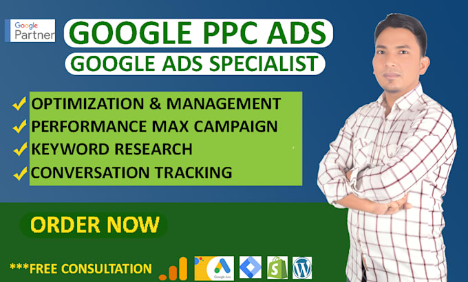 Bestseller - setup manage and optimize your PPC and pmax campaign and ecommerce tracking