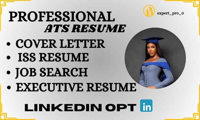 Gig Preview - Write your CV, resume, cover letter and optimize linkedin