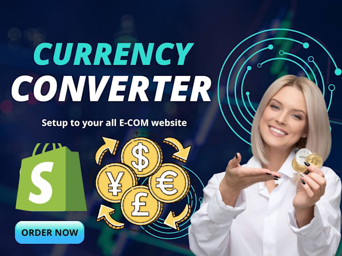 Gig Preview - Setup multi shopify currency converter switcher website fix bug location changer