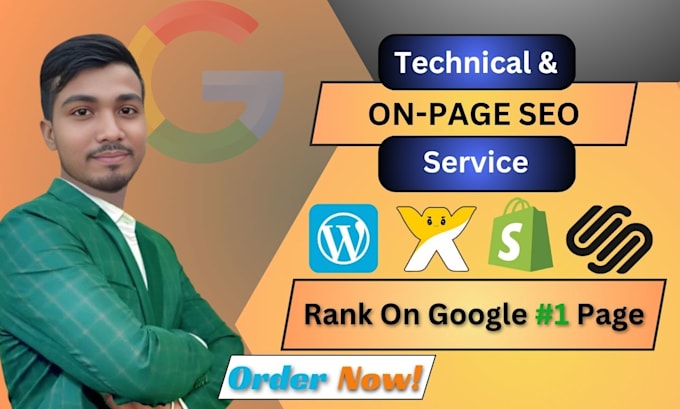 Gig Preview - Do on page SEO and technical optimization to boost your google ranking