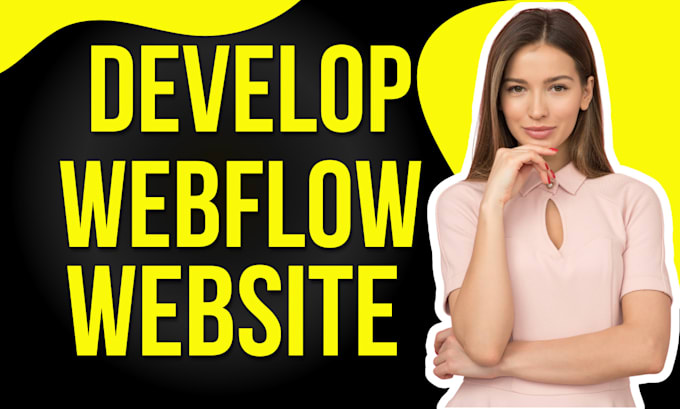 Gig Preview - Develop webflow website or design redesign webflow website with custom animation