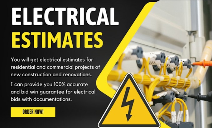 Gig Preview - Do electrical material quantity take off, and cost estimation