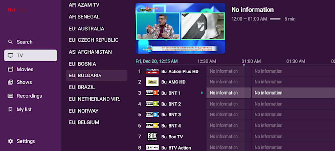 Gig Preview - Rebrand iptv app, tivimate , xciptv, sparkle tv, ibo player with multi dns,