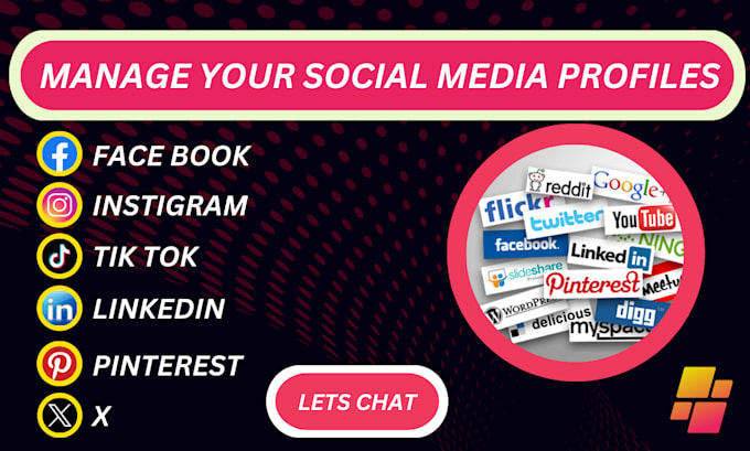 Gig Preview - Seamlessly manage your business social media profiles