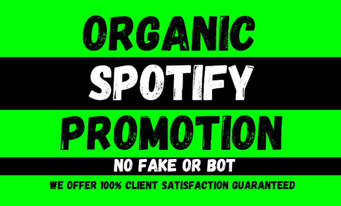 Gig Preview - Do spotify music promotion via spotify ads campaign to english audience