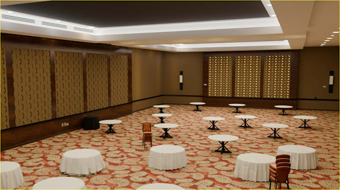 Bestseller - render 3d event spaces,furniture chair,event hall visuals,ballroom design, revit