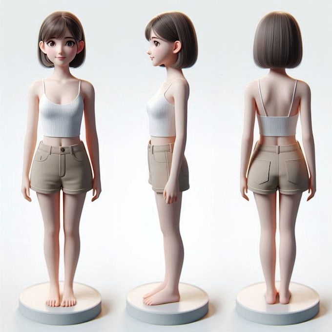 Bestseller - create a 3d character model for games or projects