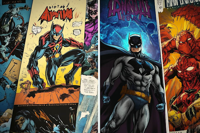 Bestseller - create amazing comic book cover or novel for you