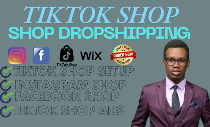 Bestseller - setup facebook shop, tiktok shop, instagram shop tiktok ads or shopify marketing