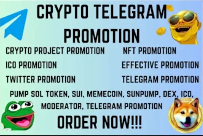 Gig Preview - Pump crypto memecoin,sol token,defi game,tron,dex,xtwitter telegram promotion