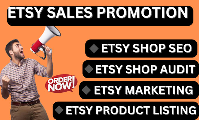 Gig Preview - Boost esty sales, esty promotion and esty traffic