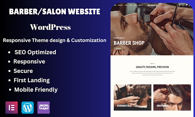 Bestseller - design user friendly website for beauty spas, salons, and barber shops