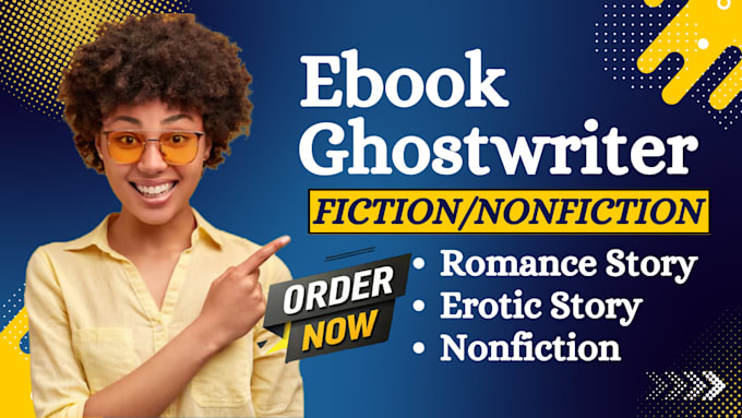 Gig Preview - Ghostwrite romance ebook, nonfiction ebook writer, erotic romance fantasy story