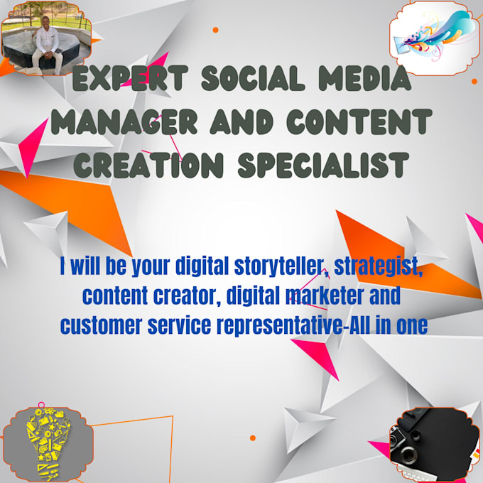 Gig Preview - Be your expert social media manager and content creator