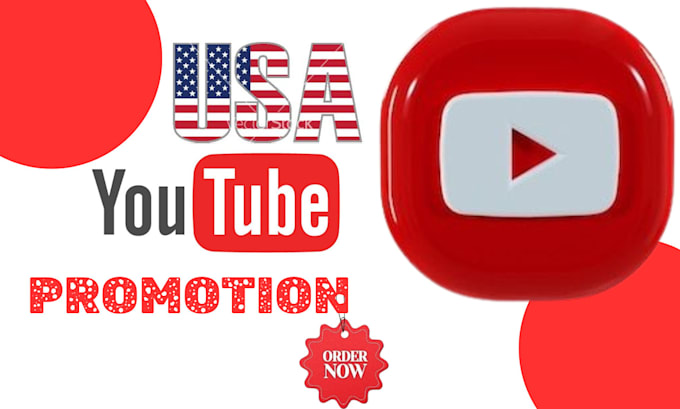 Gig Preview - Organic USA youtube promotion, usa channel promotion